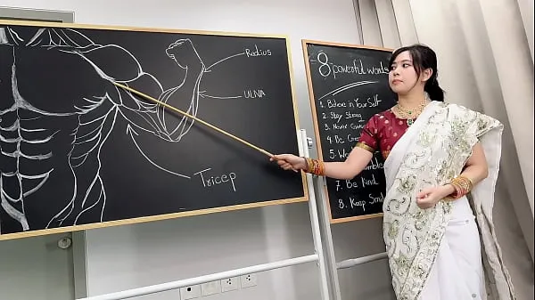 Entrenadora Fitness India: Brutal Entrenamiento se Vuelve en Jodida Chupada y Semilla