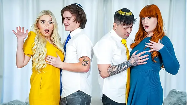 Forbidden Step-Mom Swap: Two Hot MILFs Teach Sons Manhood With Deep Creampies